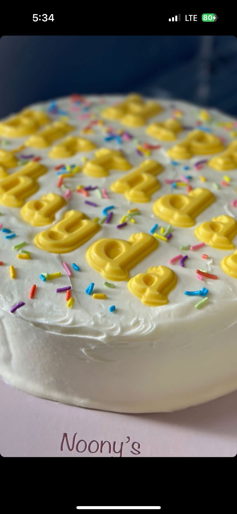 Classic Cakes with Personalized Message